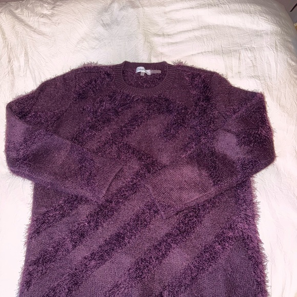 Calvin Klein Purple Textured Women's Sweater - Picture 2 of 6